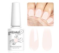 Vishine Neutral Gel Nail Polish 8ml Sheer Crystal Pink Color Jelly, Natural Translucent Soak Off U V LED Nail Lamp Translucent Nail Art Gel L092