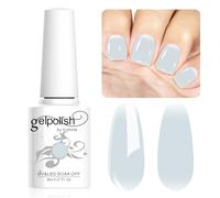 Vishine Neutral Gel Nail Polish 8ml Sheer Gray Color Jelly, Natural Translucent Soak Off U V LED Nail Lamp Translucent Nail Art Gel L113