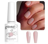 Vishine Sheer Nude Gel Nail Polish, Jelly Natural Pink Translucent Color UV Light Cure Nail Gel for Nail Art DIY for French Manicure at Home 8 ml
