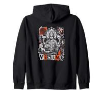 Vishnu Dios Hindú Protector Cósmico Mitología Sudadera con Capucha