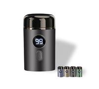 Vishopee Shaver, Vishopee Mini Portable Electric Shaver, 2025 New Mini Portable Electric Shaver, Pocket Size Washable Electric Razor for Men (Gray)