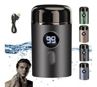 Vishopee Shaver, Vishopee Mini Portable Electric Shaver, 2025 New Upgrade Pocket Shaver USB Mini Shaver for Men, Mini Portable Electric Shaver (Black)