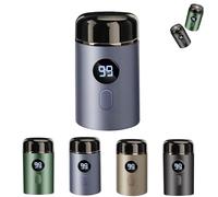 Vishopee Shaver, Vishopee Mini Portable Electric Shaver, USB Rechargeable, Vishopee Razor, IPX-7 Waterproof Razor for Men, Vishopee Mini Shaver with 3D Rotary Head, Vishopee Mini Portable (lan)