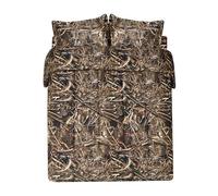 VISI-ONE Realtree MAX-5 - Juego de edredón de Camuflaje, Tela de polialgodón, Juego de Cama de Camuflaje Queen, Juego de Ropa de Cama de Bosque de 3 Piezas para Caza y Exteriores