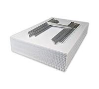 Visibilidad Signage Expertos en blanco Yard Signs 12 x 18 con 6 x 12 H-stakes para garaje señales de venta, para alquiler, casa abierta, venta de estados, ahora contratar, o letrero de césped político