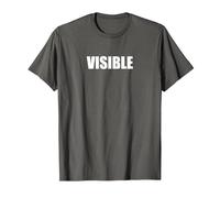 Visible Camiseta, Hombre, Asfalto, XXL