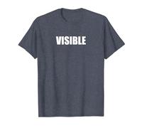 Visible Camiseta, Hombre, Azul Jaspeado, 3XL