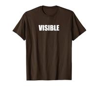 Visible Camiseta, Hombre, Marrón, L