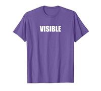 Visible Camiseta, Hombre, Morado Jaspeado, 3XL