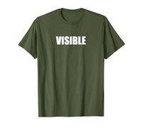Visible Camiseta, Hombre, Verde Oliva, S