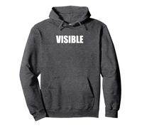 Visible Sudadera con Capucha, Unisex para Adultos, Jaspeado Oscuro, XL