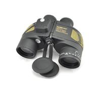 Visinking Prismáticos 7 x 50 flotante Build-in brújula y retículo Range Finder Color Negro