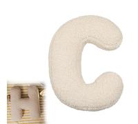 VISIOLEX Cojín de Felpa Alfabeto, cojín Decorativo de sofá Cama con Forma de Letra Inicial (C)