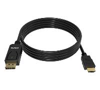 VISION 2m Black DP to HDMI cable 8K