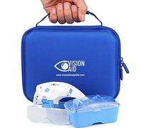 Vision Aid Lupas con luz, 5 Lentes, Diadema, Estuche de Almacenamiento, Lupa optivisora Manos Libres para pestañas, Joyas, microblading, Pasatiempos, Trabajo cercano Dental