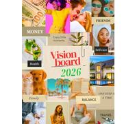Vision Board Book 2026 Hardcover:: This Goal Setting Workbook has 105 Pages of Vision Planning, Goals Reflection and Vision Board Blank Sheets to be Used for Him or Her. 8.25 X 11 Inches, Hardcover