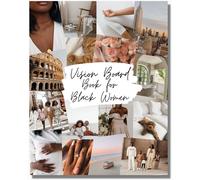 Vision Board Book for Black Women - ms de 800 suministros de tablero de visin: imgenes y citas de la junta de visin para revistas de kit de table