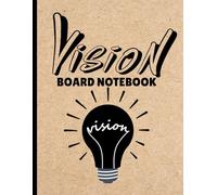 Vision Board Notebook: Vision Board Planner For Women, Teens and Kids | Vision Board Journal, Vision Board Planner,| Classic Vintage Design (100 Pages)