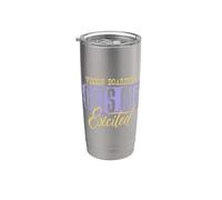 Vision Boarding me inspira emocionado Vaso térmico de acero inoxidable de doble pared