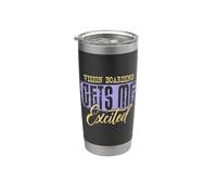 Vision Boarding me inspira emocionado Vaso térmico de acero inoxidable de doble pared