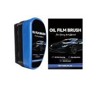 Visión Cleaner Brush de 150 ml - Refillable Oil Film Removal Tool, Handheld Automotive Glass Emulsion Fixture Organizer | Car Window Windscreen Anti Rain Fog Safe Driving Smudge Removal Clarity Kit