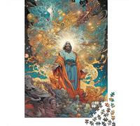 Visión cósmica de Jesús Puzzle De 1000 Trozos Papel Grueso Rompecabezas Compatible con Tabla Personas Que Aman Entrenamiento Cerebral 70x50cm/1000pcs