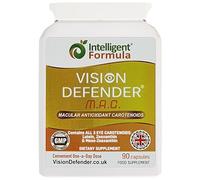 Vision Defender MAC Vitaminas para los Ojos - Carotenoides Triples: Luteína 10mg, Zeaxantina 2mg & Meso-Zeaxantina 10mg - Apoyo a la Visión & Salud Ocular - 90 Cápsulas - Fabricado en el Reino Unido