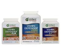 Vision Defender Plus & BP & Omega Supreme Eye Care Bundle - Eye Supplements with AREDS2 (inc. Lutein, Zinc), Meso-Zeaxanthin, Bilberry, Pine Bark, Omega-3 Fish Oil (EPA, DHA). Made in UK