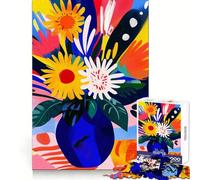 Visión fauvista vívida de Girasoles Rompecabezas de 1000 Piezas para Adultos Capacidad de concentración Escapada Consciente Un Regalo significativo (38x26cm)