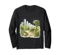 Visión Futura sostenible de la Ciudad Verde Manga Larga