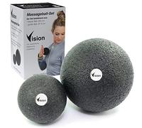 Vision Juego de bolas de masaje I 6+10cm I Material ecológico y duradero I automasaje para fascia I Liberación de tensión I regeneración rápida I recomendado por profesionales