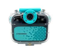 Vision Kids - Cámara Deportiva Infantil, Resolución 1080P HD, Resistente al Agua, Fotos y Video, MP3, Ideal para Aventuras al Aire Libre, Regalo Creativo para Niños