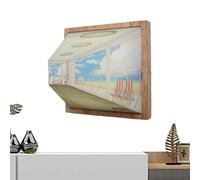 Vision Night Lamp, Picture Frame Night Light, Usb Powered Night Lamp, Led Wall Art Light, Illuminated Picture Frame, Decorative Night Light, Restaurant Lighting Decors, Cafe Ambiance Lighting