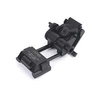 Visión nocturna Googgles NVG Mount L4G24, soporte de casco de metal negro CNC PVS 15/18, montura de Rhino Full Metal Soporte para casco táctico
