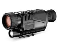 Visión Nocturna Monocular, Equipo De Espía Infrarrojo De 5x40mm, 65 6ft / 200m Distancia De Visualización Larga, Gafas Infrarrojas For La Caza, Espía, Militar, Táctica, Seguridad