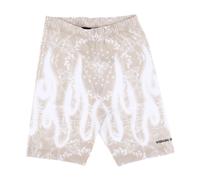 VISION OF SUPER - Pantalones Cortos Ciclismo Leggings Estampado Bandana - Sport - Mujer - Beige - S -
