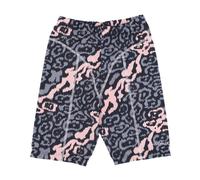 VISION OF SUPER - Pantalones Cortos Ciclismo Leopardo Rosa/Gris - Sport - Mujer - Multicolor - M -