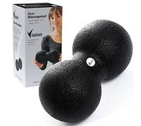 Vision Pelota de masaje dúo I 8x16cm I Material ecológico y duradero I automasaje para fascias I liberación de tensiones I regeneración rápida I recomendado por profesionales