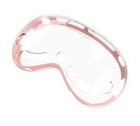 Vision Pro Shock -improvisado Transparente TPU pc VR Auricular Estuche Protectora (Rose)