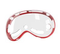 Vision Pro Shock -improvisado Transparente TPU pc VR Auricular Estuche Protectora (Rouge)