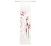 Vision S 84067 Cortina corredera KUKAT, impresión Digital sobre Aspecto de bambú, con diseño de Flores, 260 x 60 cm, Color: Natural