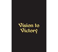 Vision To Victory - Journals For Writing - Gift For Women And Men - Notebook - Cute Journal - Lined Journal - Writing Journal - Bookmark