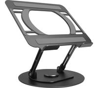 Vision turntable laptop stand gunmetal