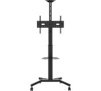 Vision Vision VFM F19 Soporte Móvil 50 kg Soporte móvil para pantallas de 31 a 80 pulgadas, con altura regulable, ruedas con freno y doble bandeja para