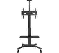 Vision Vision VFM F22 Soporte Móvil Aluminio 60 kg Soporte móvil de aluminio para pantallas de 31 a 80 pulgadas, con ajuste por manivela, ruedas con freno y