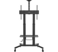 Vision Vision VFM-F26 Soporte móvil 80kg Soporte móvil profesional para pantallas de 55 a 100 pulgadas, con ajuste por manivela, carga de 80 kg y bandeja
