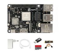 VisionFive 2 Lite RISC-V - Ordenador monoplaca, StarFive JH-7110S SoC 2/4/8 GB LPDDR4 WiFi6 BT5.4 HDMI2.0 Gigabit Ethernet, para educación, IIoT, Smart Home, 85 x 56 mm, compacto (TF Card Kit, 8 + 0