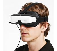 VISIONHMD Bigeyes H3 - Gafas de cine portátiles con pantalla equivalente a 2,5 K, con entrada HDMI, batería integrada, sin VR HMD, conectadas a varias fuentes multimedia directamente