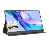VisionOwl Monitor portátil de 15.6 Pulgadas, Pantalla Externa para Juegos, Full HD, 1080P, USB Tipo C, HDMI, IPS, con Cubierta para portátil, MacBook Surface PC, PS4/PS5, Xbox, VESA