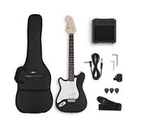 VISIONSTRING 3/4 Left Handed Electric Guitar Pack Black